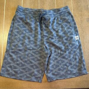 Express Men's Blue Patterned sweat Shorts